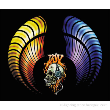 Car Sticker EL Lighting Patented Design Size30*25cm